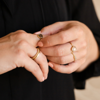 14 KARAATS GOUDEN AANSCHUIFRING